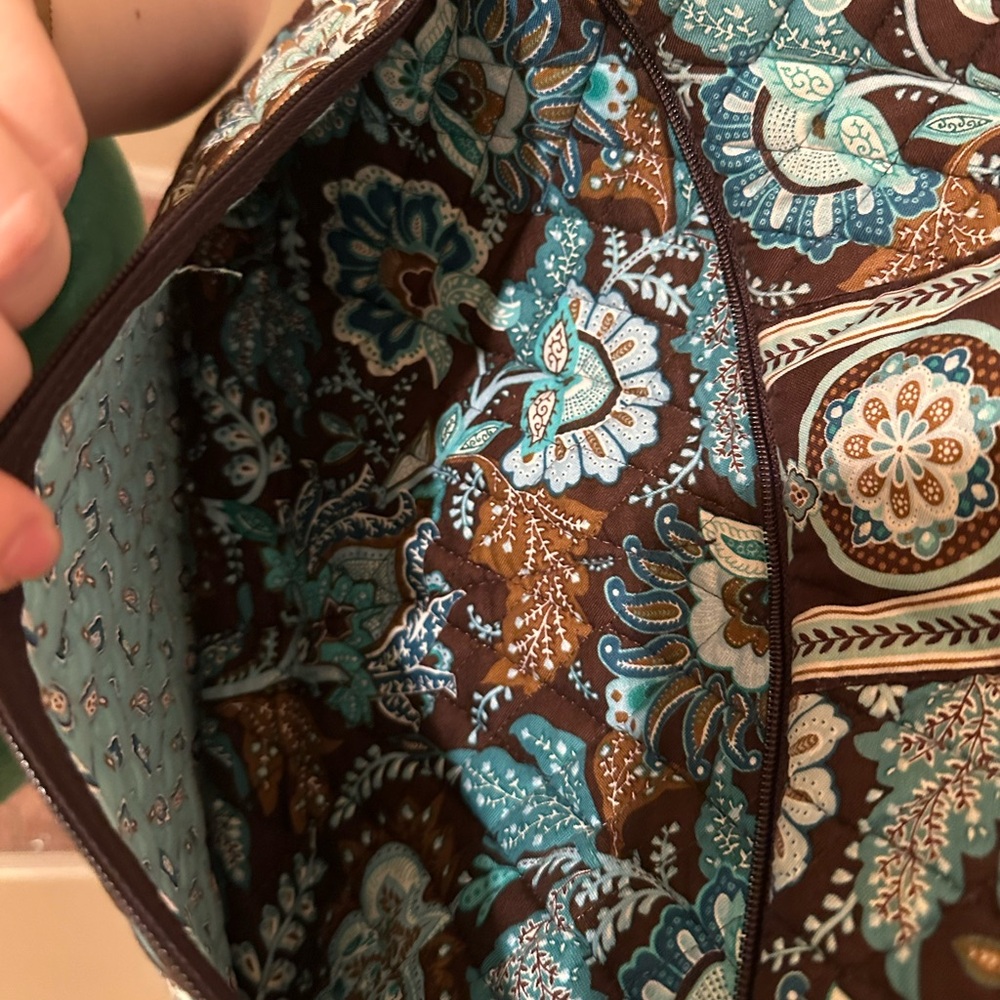 Vera Bradley Java Blue Computer Messenger Bag - image 7